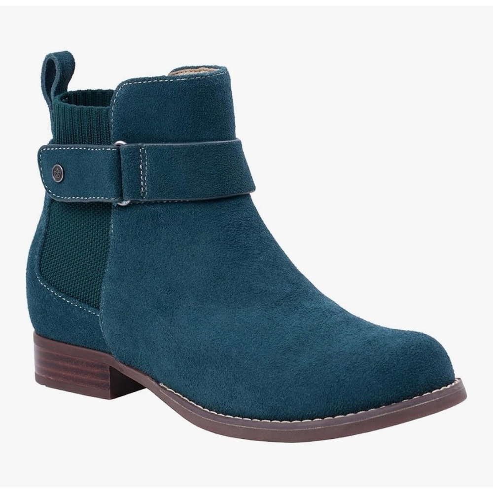 NEW Spenco Women's Park Avenue Suede Chelsea Boot Sea Moss Size 9.5 D